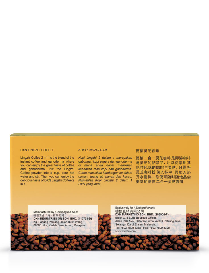 DXN Lingzhi Coffee 2 in 1