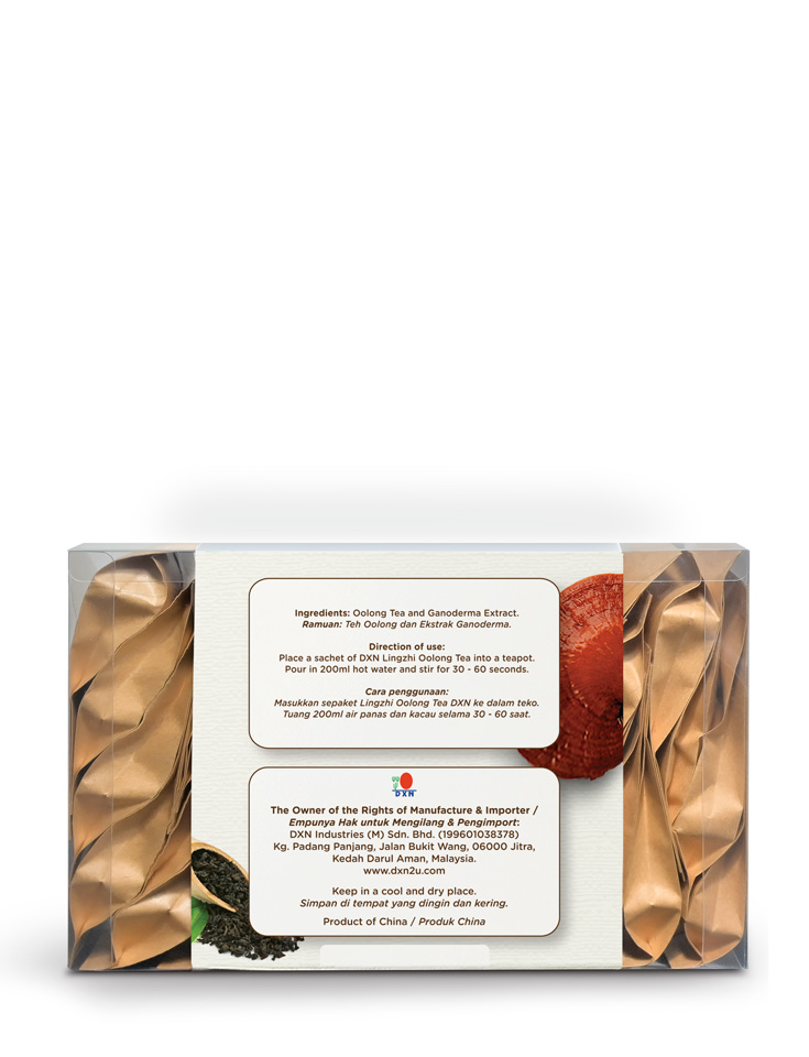 DXN Lingzhi Oolong Tea & DXN Lion's Mane Oolong Tea