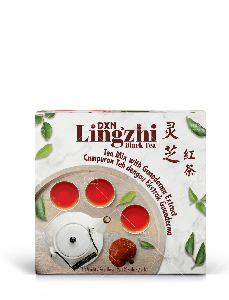 DXN Lingzhi Black Tea and DXN Lion's Mane Black Tea