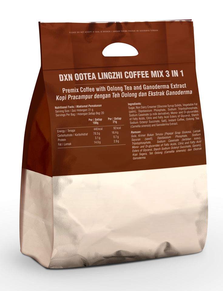 DXN Ootea Lingzhi Coffee Mix 3 in 1