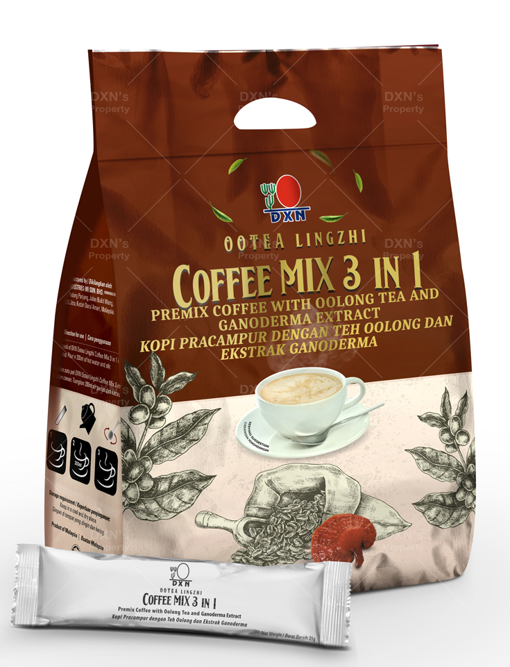 DXN Ootea Lingzhi Coffee Mix 3 in 1