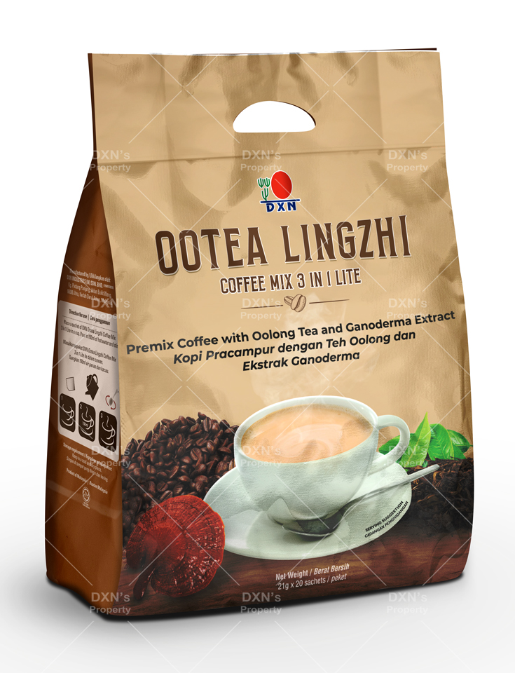 DXN Ootea Lingzhi Coffee Mix 3 in 1 Lite