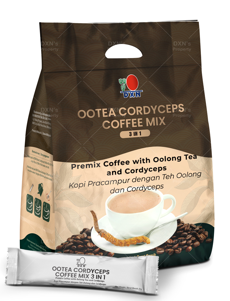DXN Ootea Cordyceps Coffee Mix 3 in 1