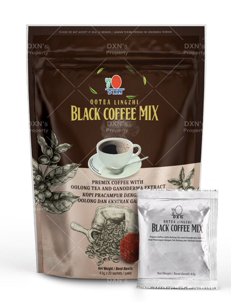 DXN Ootea Lingzhi Black Coffee Mix
