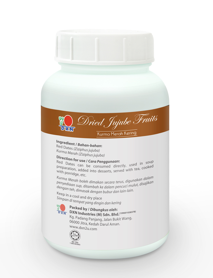 DXN Jujube Fruits / DXN Dried Jujube Fruits