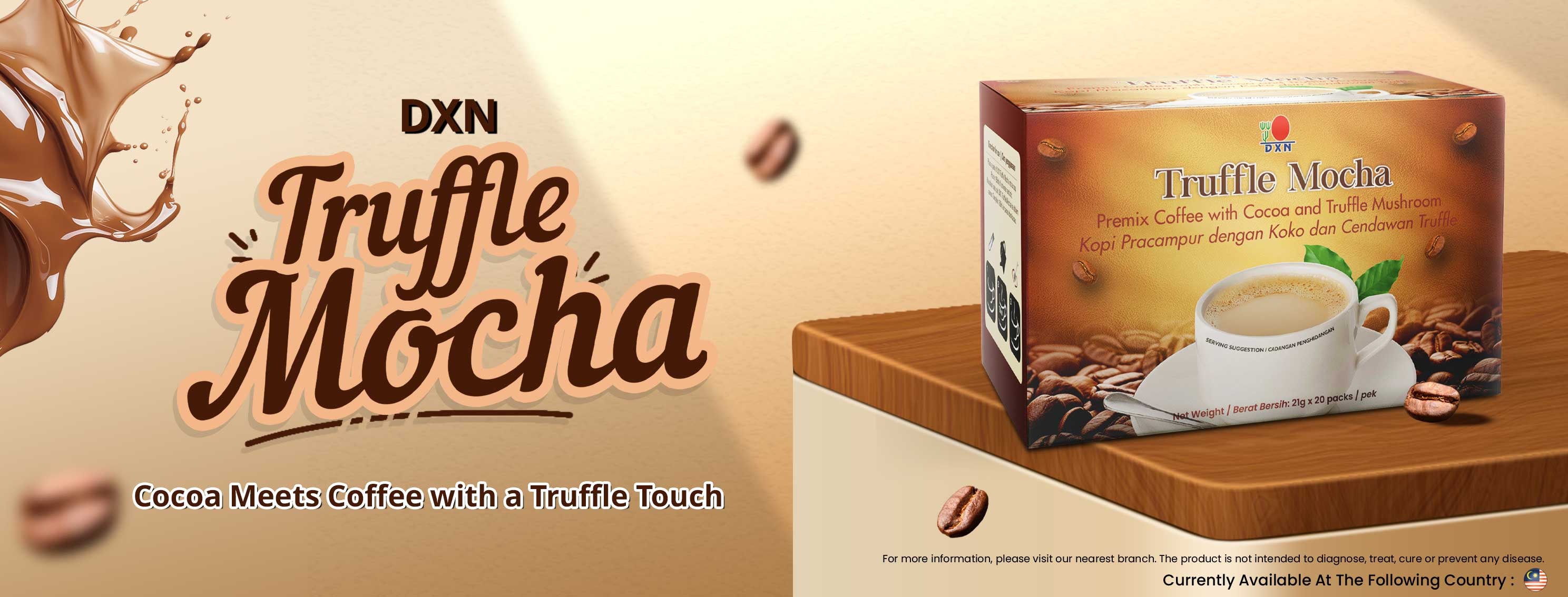 DXN Truffle Mocha Banner